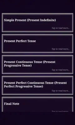 English Tenses android App screenshot 9